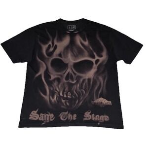 Cactus Jack x WWE T Shirt XL Sage The Stage Wrestlemania 41 Las Vegas NEW *spots